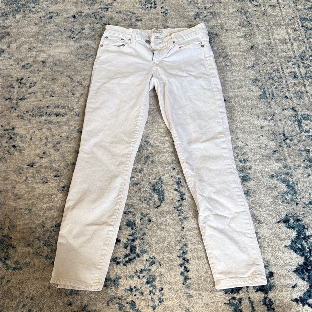 J. Crew Women's Cream Toothpick Jeans